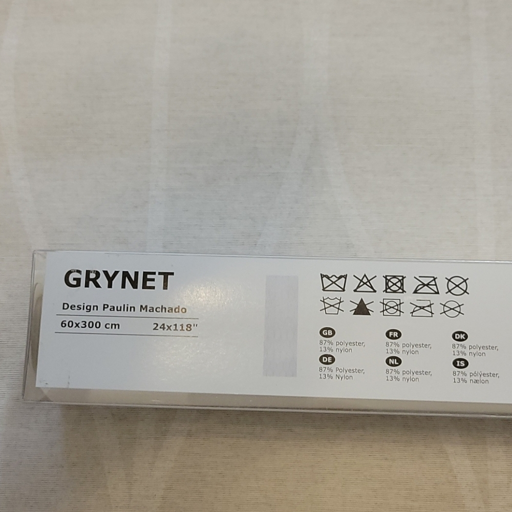 Grynet 6 curtain panels design Paulin Machado